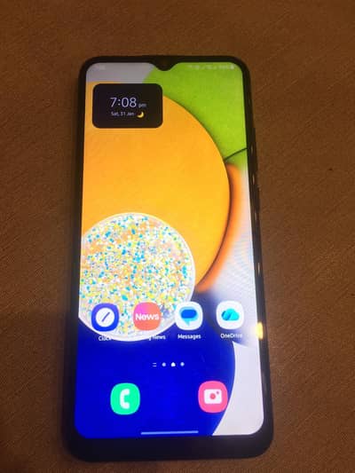 Samsung A03 with box and charger