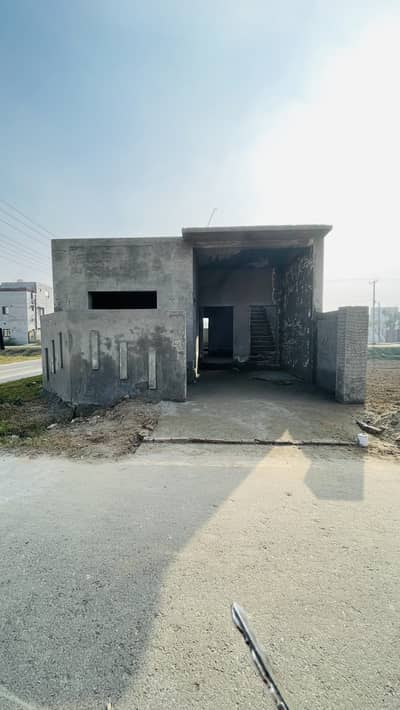 5 marla single story Grey structure for sale