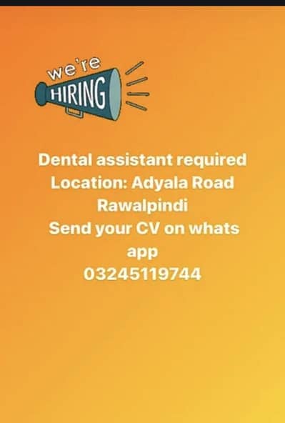 Dental Assistant Required