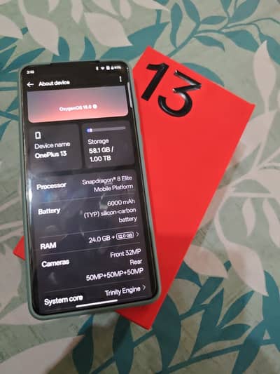One plus 13 global 24/1Tb