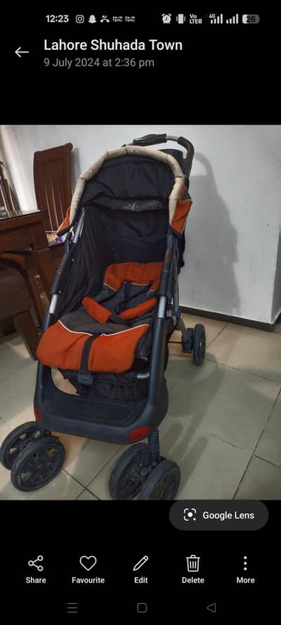 imported big pram brought from dubai