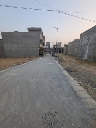 Plot for sale 120 Yard Overseas block westopen