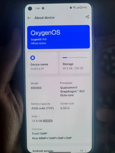 OnePlus 8t PTA approved (no exchange offers)