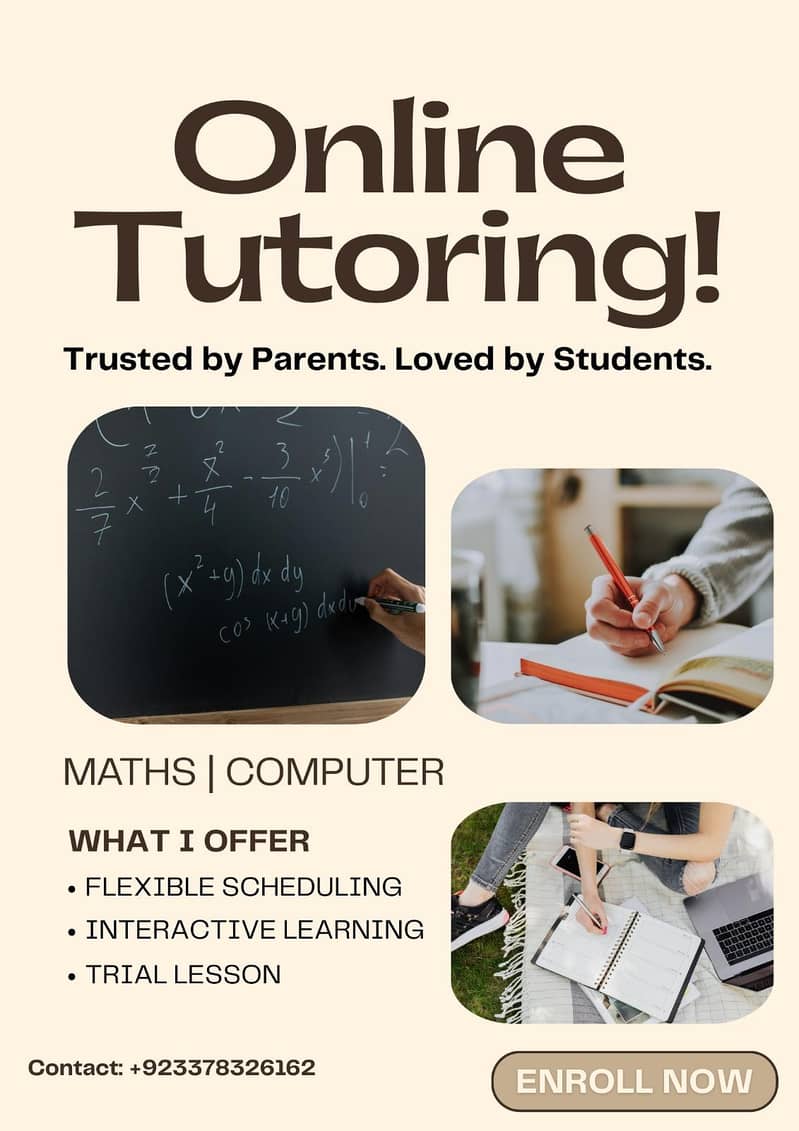 Experienced Math Tutor | Remote Classes 0