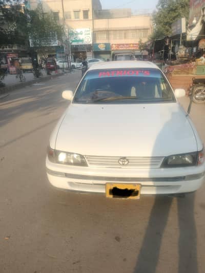 Indus corrolla 1998 own engine  white