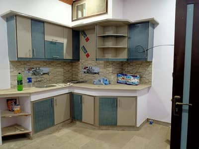 Leased Corner 2 Bed D/D main 60ft Wide Road Lift Available 4th Floor Flat For Sale At Quetta Town Sector 18A Scheme 33 & Karachi University Society Karachi.