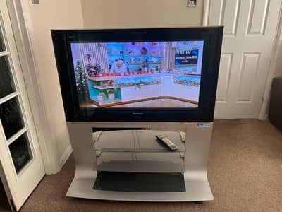 Huge 50 inch Panasonic on Stand Huge 50inch Panasonic TV on stand.