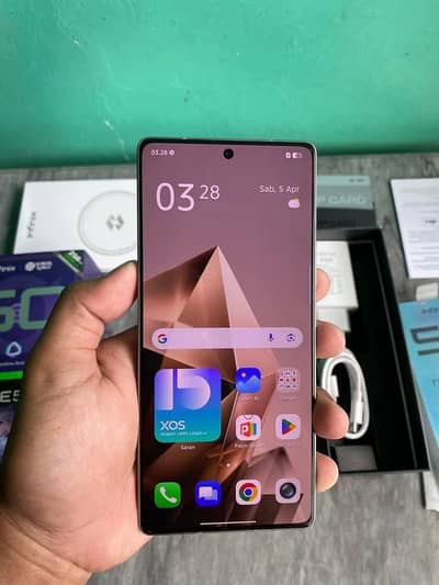 infinix NOTE 50 Pro 8=256 GB Memory