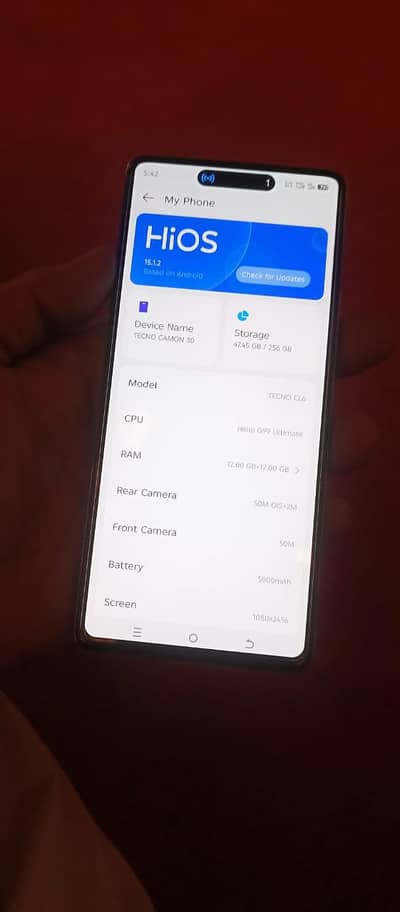 Tecno camon 30 12/256