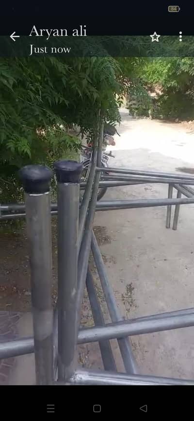 Iron Charpaian for sale condition new weight 15 Kg per Charpai