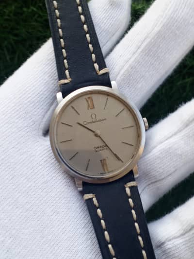 ORIGINAL OMEGA CONSTELLATION VINTAGE QURTZ FIXED RATE