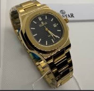 STAR Luxury Gold Wrist Watch – Timeless Elegance