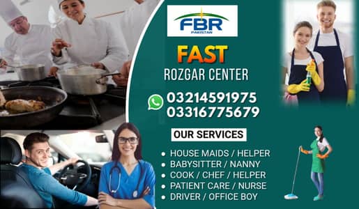House maids , Helpers , cook , Nanny , Couple , Drivers ,Patient care