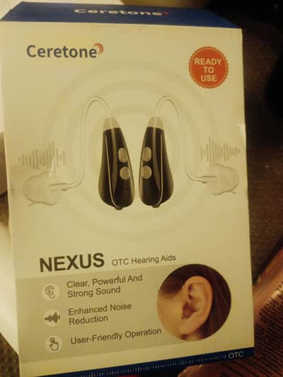 new box pack imported ceretone Nexus OTC hearing aid