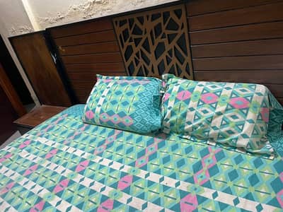 3 pc room set Bed + Dressing + 3 door almeerah