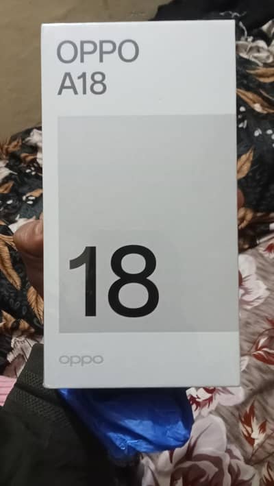 oppo a18 phone 4+4/128 orignal phone orignal Dabba plus charger