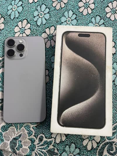 IPhone 15 pro max 256gb  non pta JV 92 BH  brand new condition
