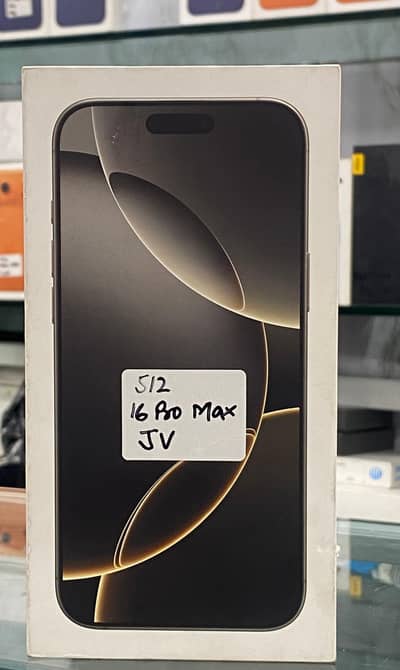 Apple 16 Pro Max 512GB JV Natural Box pack Non Active
