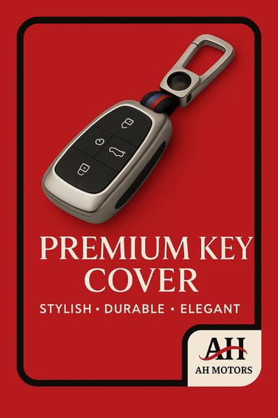 “Premium Car Key Cover – Red & Black”  “Universal Car Key Cover – Dur