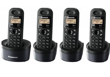 Panasonic KX-TG1311E Quad (4 sets) Cordless Phone & Wireless Intercom