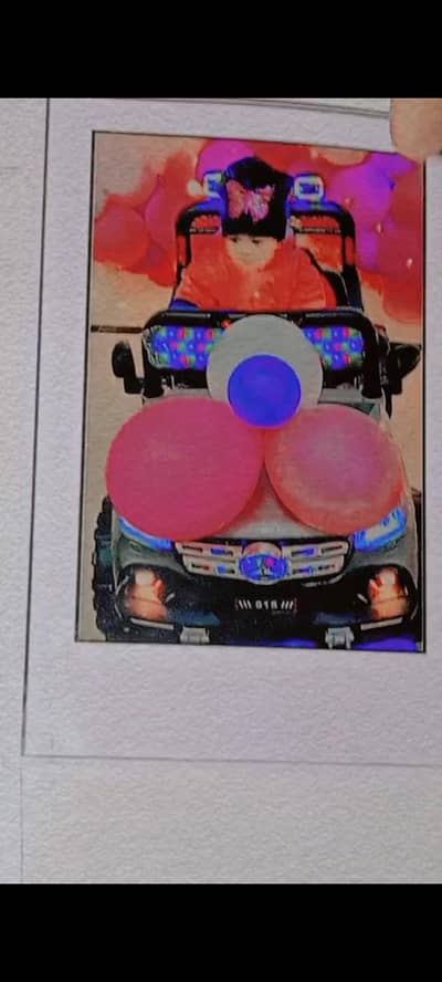 Baby remote control car bilkul ok h brand new