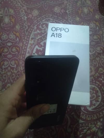 oppo a18 4+4 128 with boxx