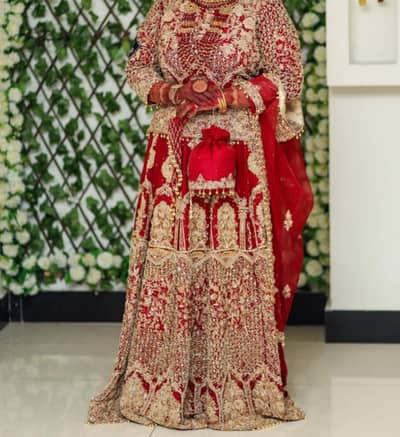 Red Bridal lehnga