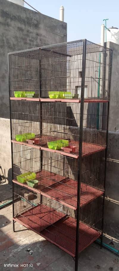 Large Bird Cage | Iron Material | Like New