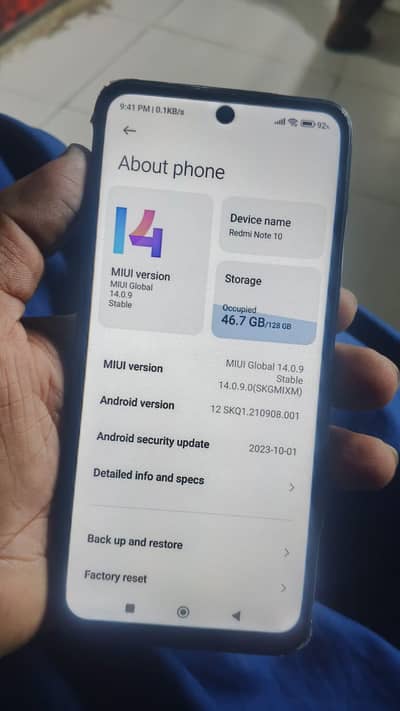 redmi note 10.6/128. exchange possible