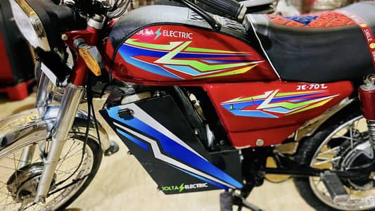 Jolta electric bike with Lithium ion-ph battery
