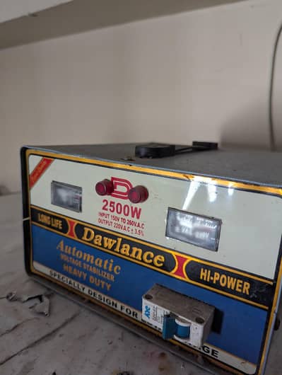 Dawlance stabilizer 2500watt