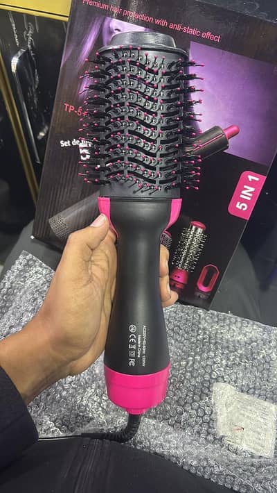 Hair dryer and volumizer brush