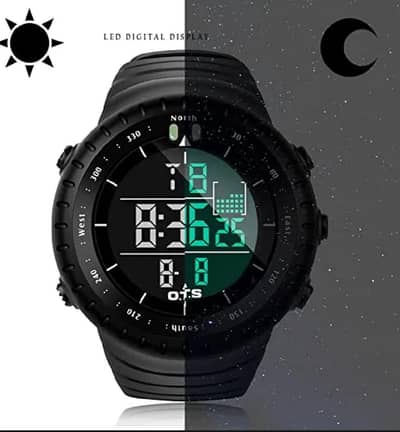 Military Men's Digital Sports Watch