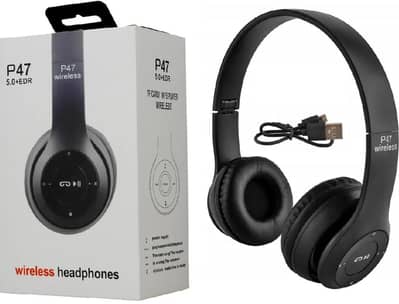 Wireless Headphones Premium Quality Foldable Headphones