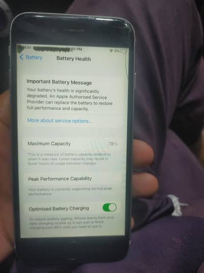 I phones 6s non pta 64gb battery health 78