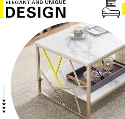 Elegant design coffee table, premium quality central table