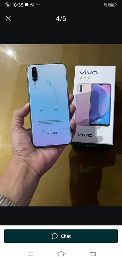 vivo y17 dual pta with box serious buyer