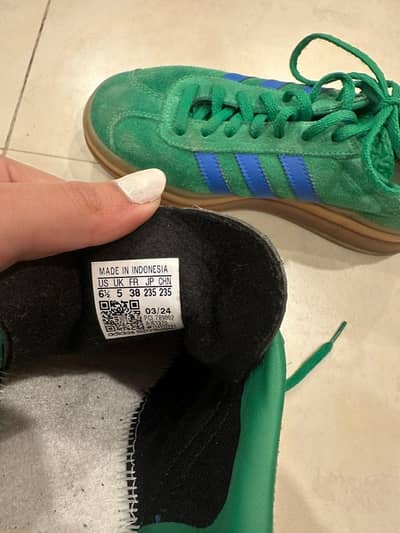 Adidas Original Premium shoes. Only worn once. from out the country