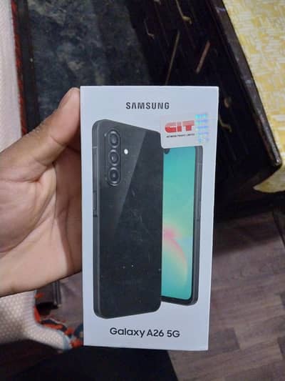 samsung A26 256gb Box pack Black PTA Approved for sale