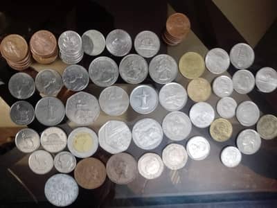 antique coins of different countries