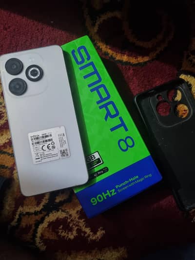 infinix smart 8  4+4/64 totally genuine