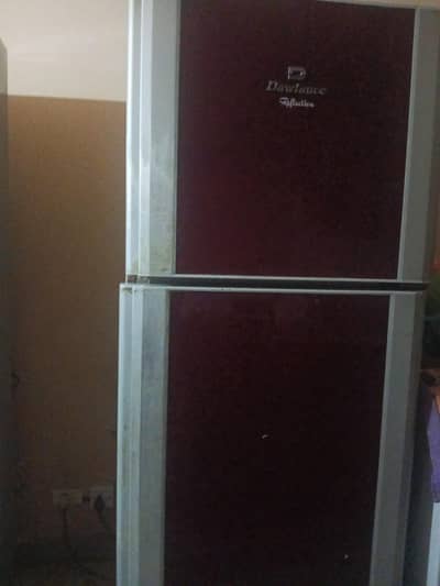 A refrigerator in working form