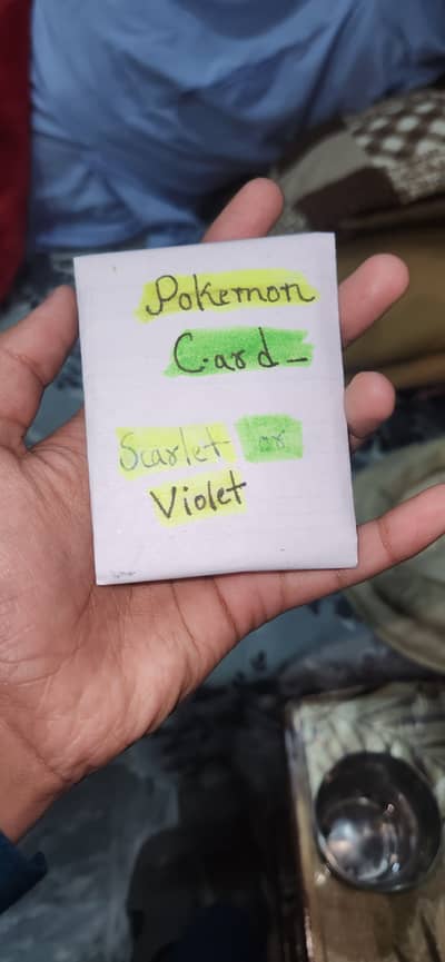 My handmade booster pack ok 11 pokemon random cards scarlet or violet