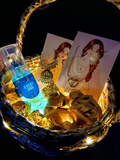 Luxury Gift Basket | Jewelry Set + Perfume Combo | Perfect for Girls