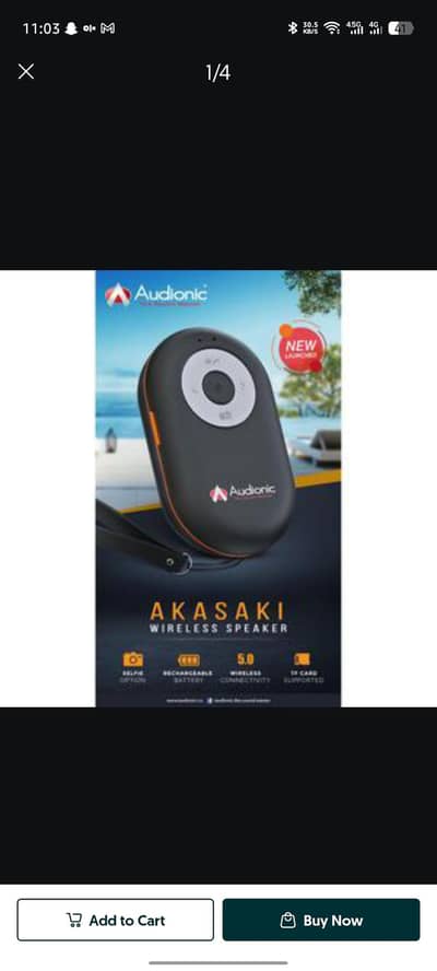 Audionic Akasaki mini Bluetooth Speaker