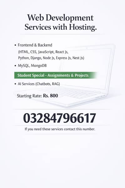 Professional Web Development Mentor for Students & Beginners