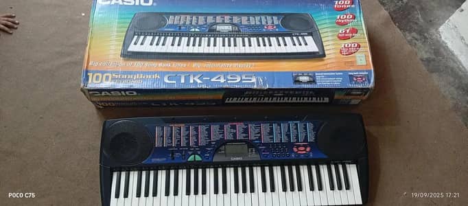 Casio CTK-495 Keyboard - Brand New Condition - 10/10 with Box