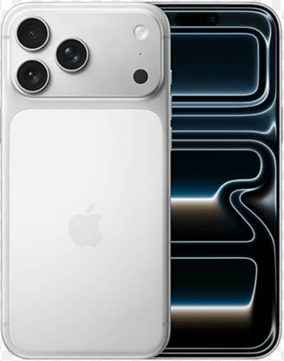 iPhone 17 pro max box pack silver colour