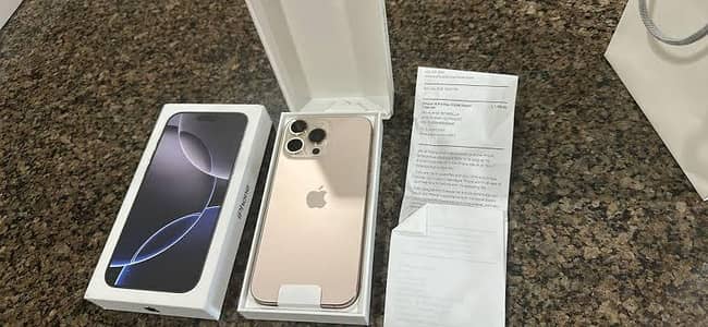 iphone 16 pro max 512 gb factory unlock Sim time available  non pta