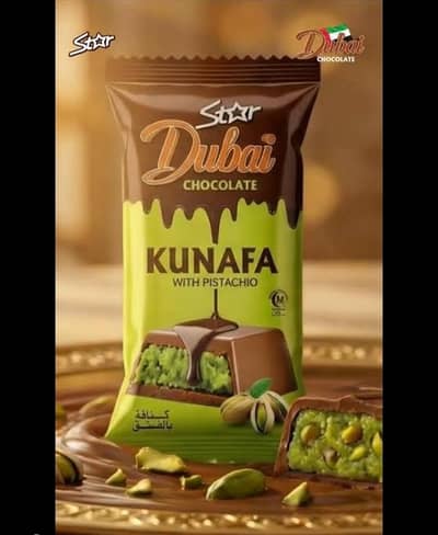 Dubai Kunafa Chocolate